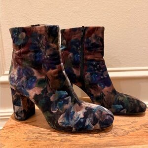 Eugenia Kim Velvet Floral Ankle Boots